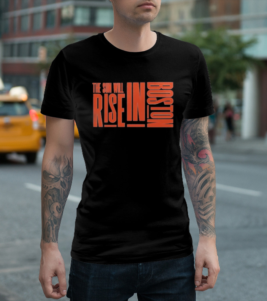 Connecticut Sun The Sun Will Rise In Boston T-Shirt