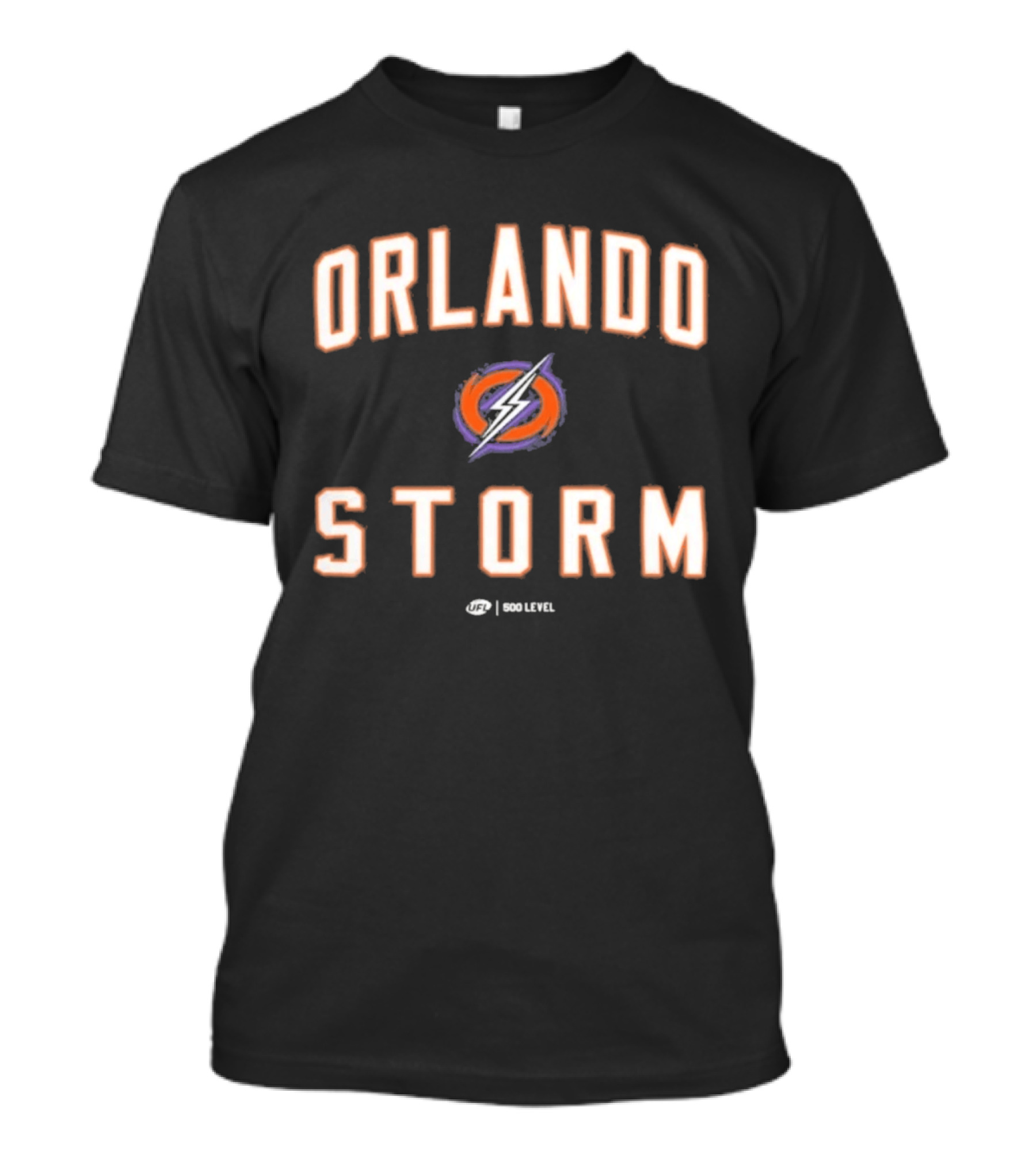 Orlando Storm UFL Good Level Purple Lightning T-Shirt
