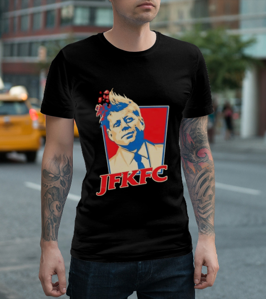 JFKFC John F. Kennedy KFC Mashup T-Shirt