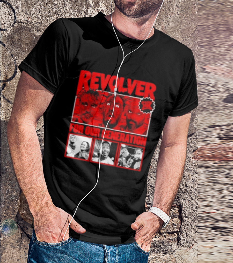 Revolver Horror Faces For Our Generation T-Shirt