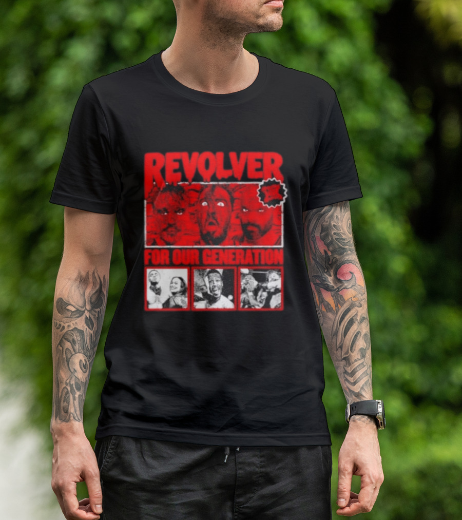 Revolver Horror Faces For Our Generation T-Shirt