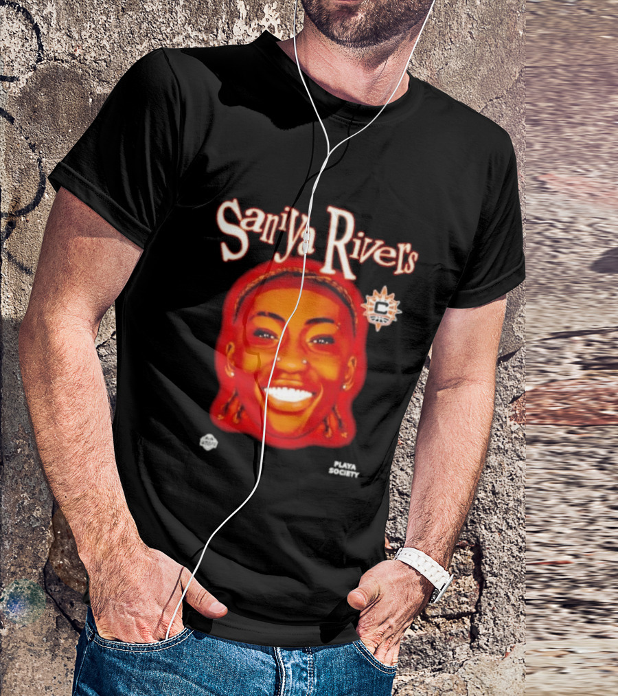 Saniyya Rivers Connecticut Sun Player Galaxy Big Head T-Shirt