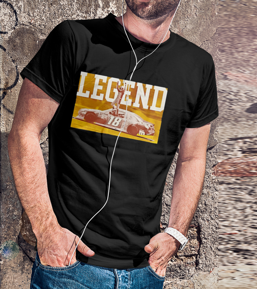 Kyle Busch 18 M&Ms Joe Gibbs Racing NASCAR Cup Series Legend Victory Celebration T-Shirt