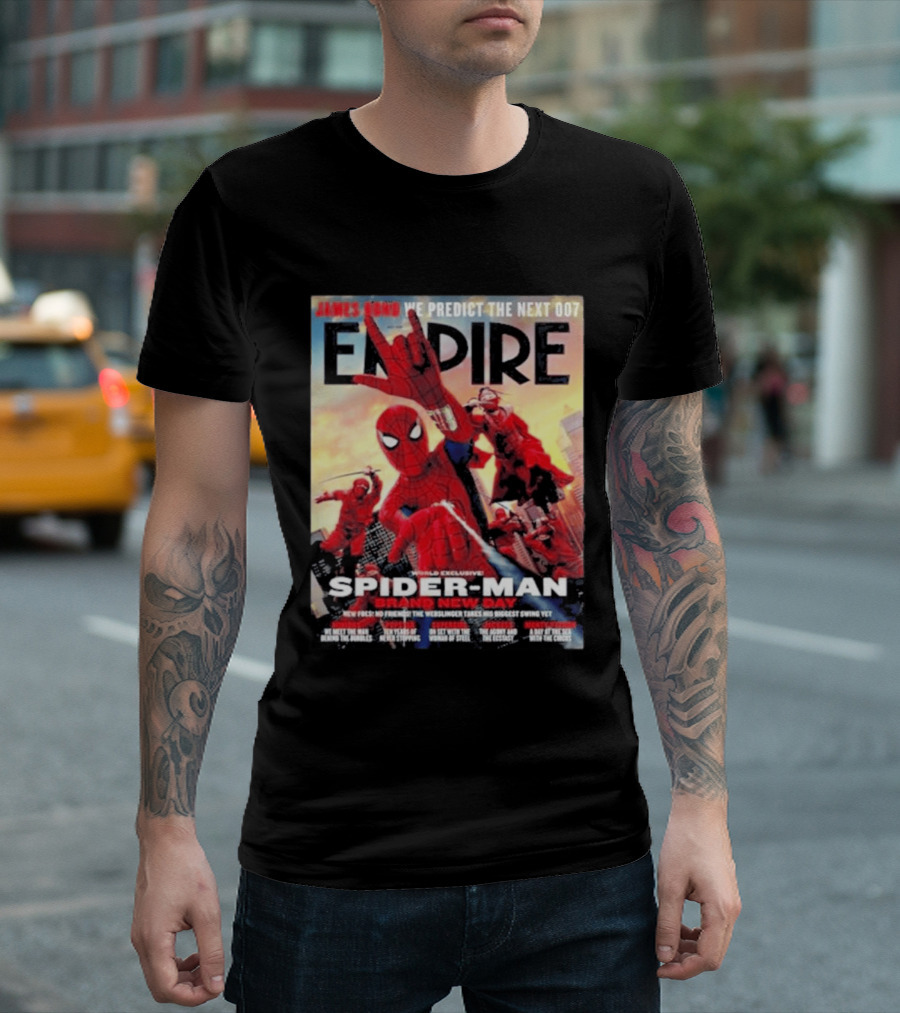 Empire Magazine Spider Man Brand New Day The Webslinger Takes His Biggest Swing Yet T-Shirt