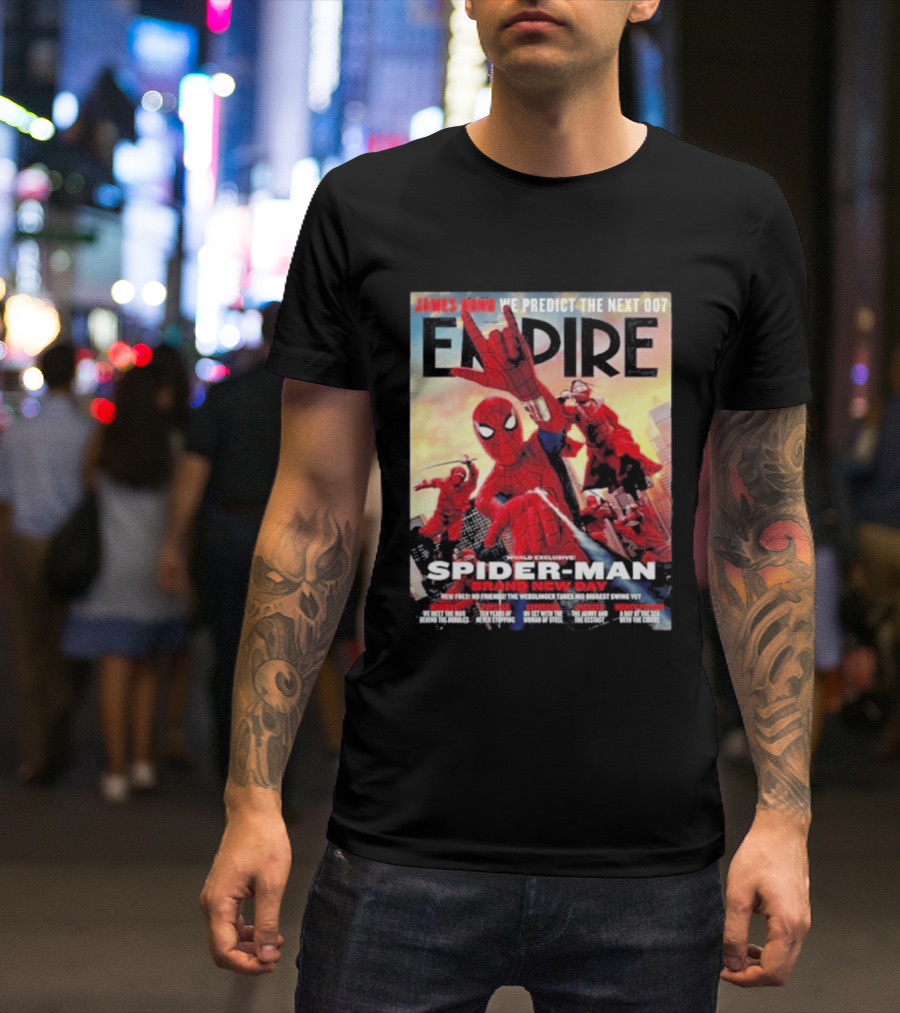 Empire Magazine Spider Man Brand New Day The Webslinger Takes His Biggest Swing Yet T-Shirt
