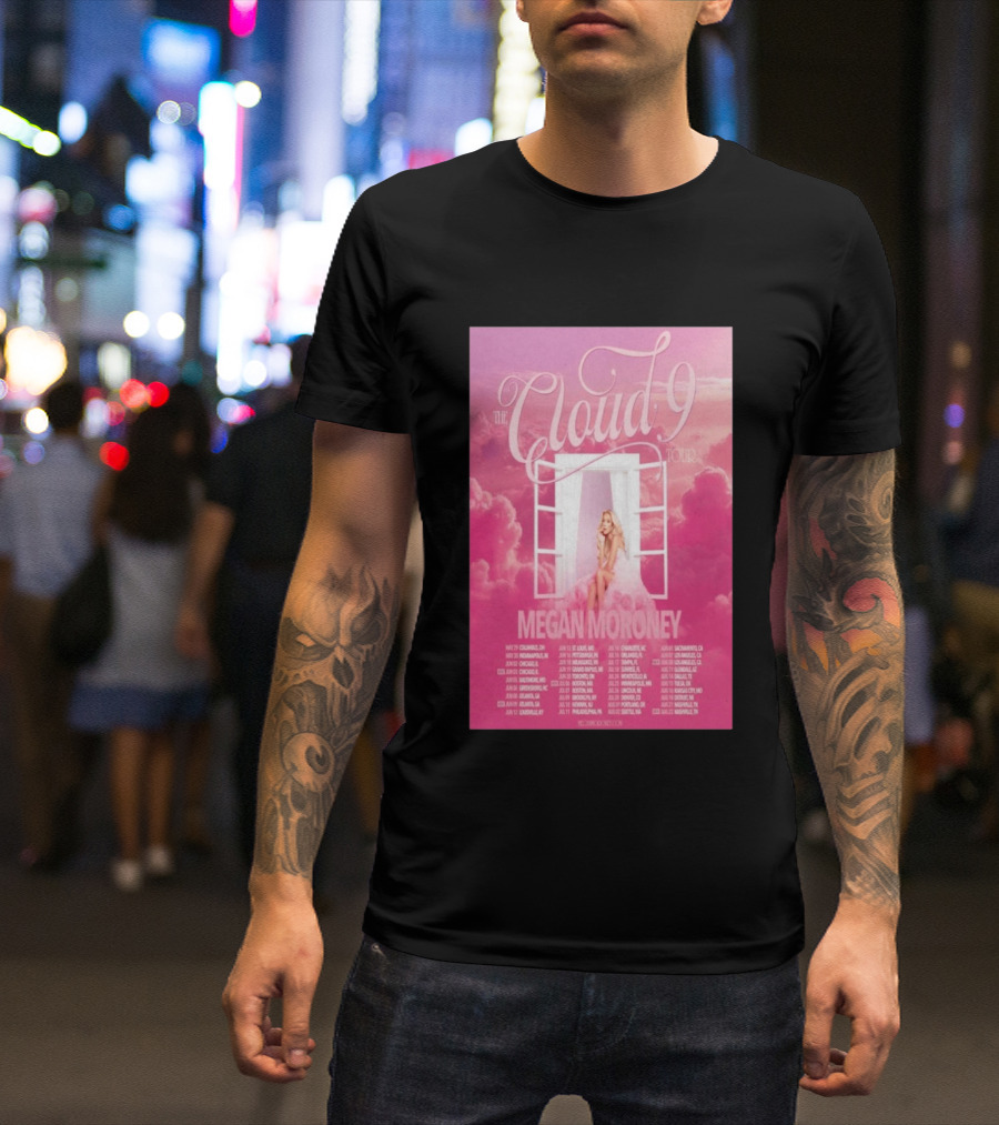 The Cloud 9 Tour Megan Moroney Chicago June 02 2026 T-Shirt
