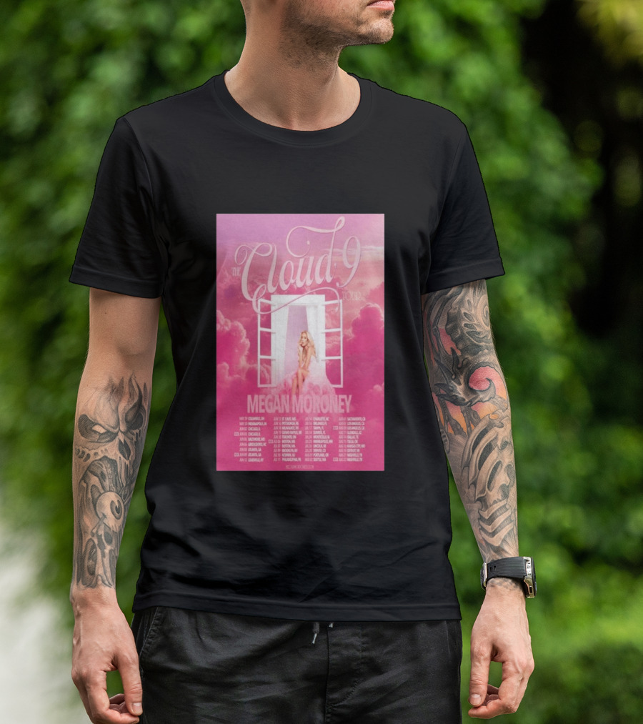 The Cloud 9 Tour Megan Moroney Chicago June 02 2026 T-Shirt
