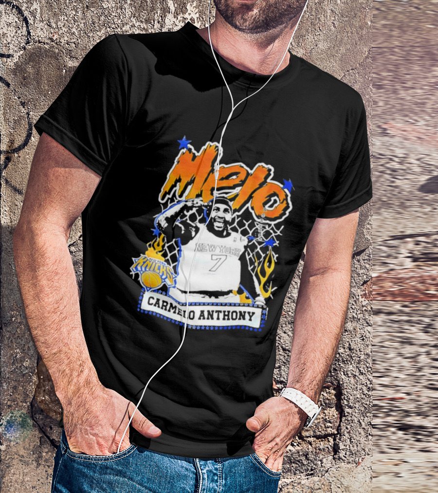 Melo Carmelo Anthony New York Knicks Basketball Star T-Shirt