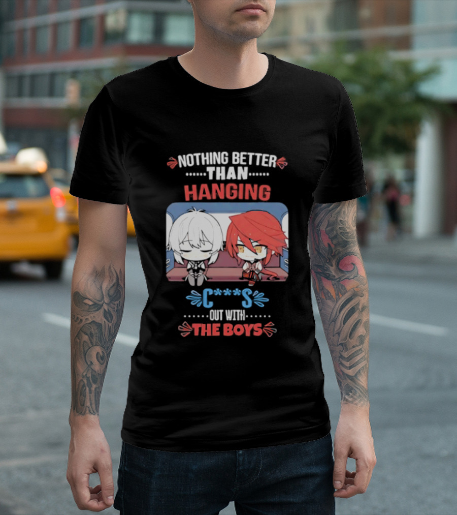 Stelle And Himeko Nothing Better Than Hanging Out With The Boys T-Shirt