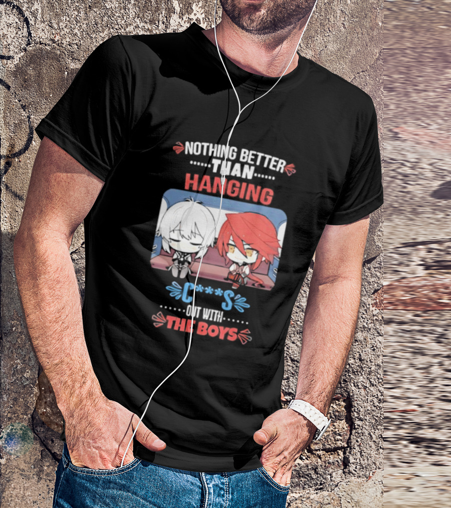 Stelle And Himeko Nothing Better Than Hanging Out With The Boys T-Shirt