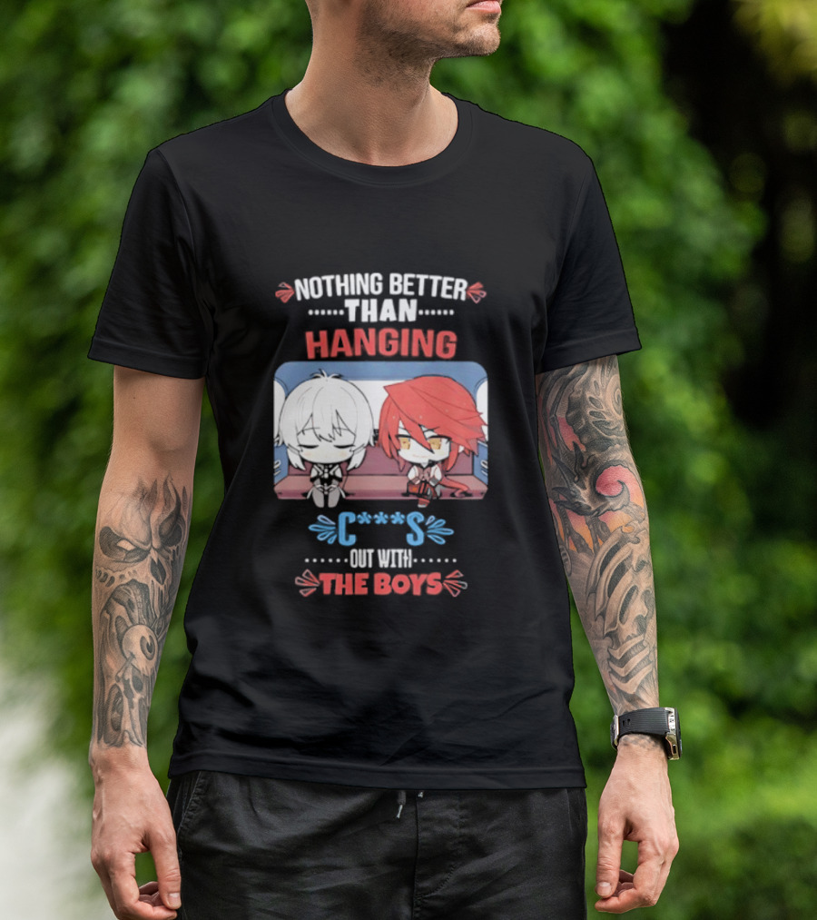 Stelle And Himeko Nothing Better Than Hanging Out With The Boys T-Shirt