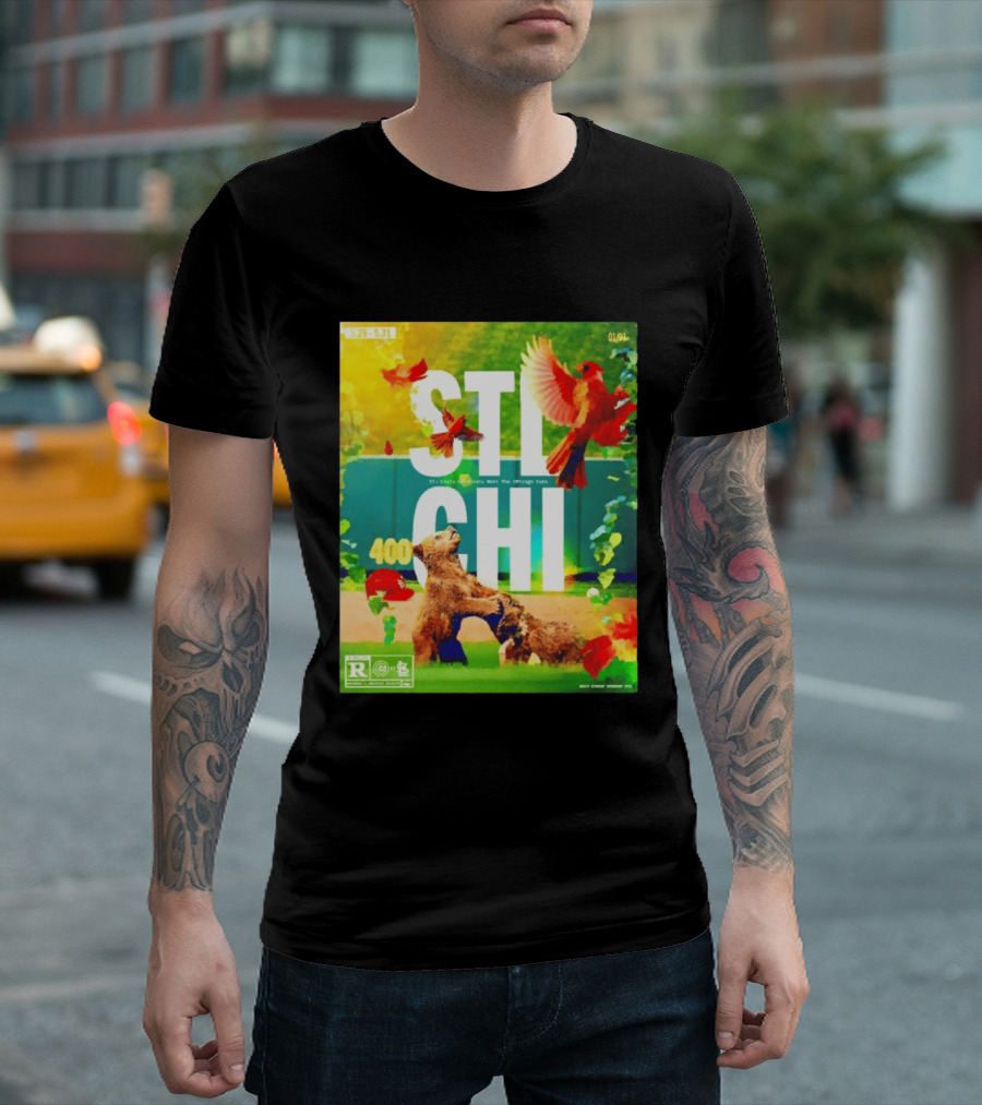 STL CHI St Louis Cardinals Vs Chicago Cubs 400 Stadium Rivalry 9 25 31 T-Shirt