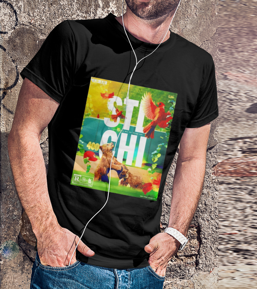 STL CHI St Louis Cardinals Vs Chicago Cubs 400 Stadium Rivalry 9 25 31 T-Shirt