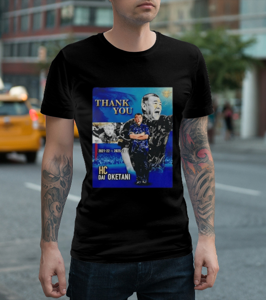 Thank You Dai Oketani HC 2021 22 To 2025 26 T-Shirt
