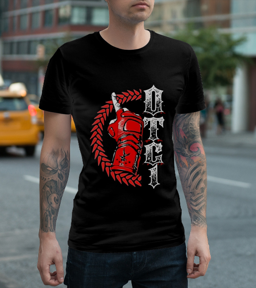 The Elite Bullet Club Pro Wrestling All Elite Wrestling AEW OTTC1 Red Glove T-Shirt