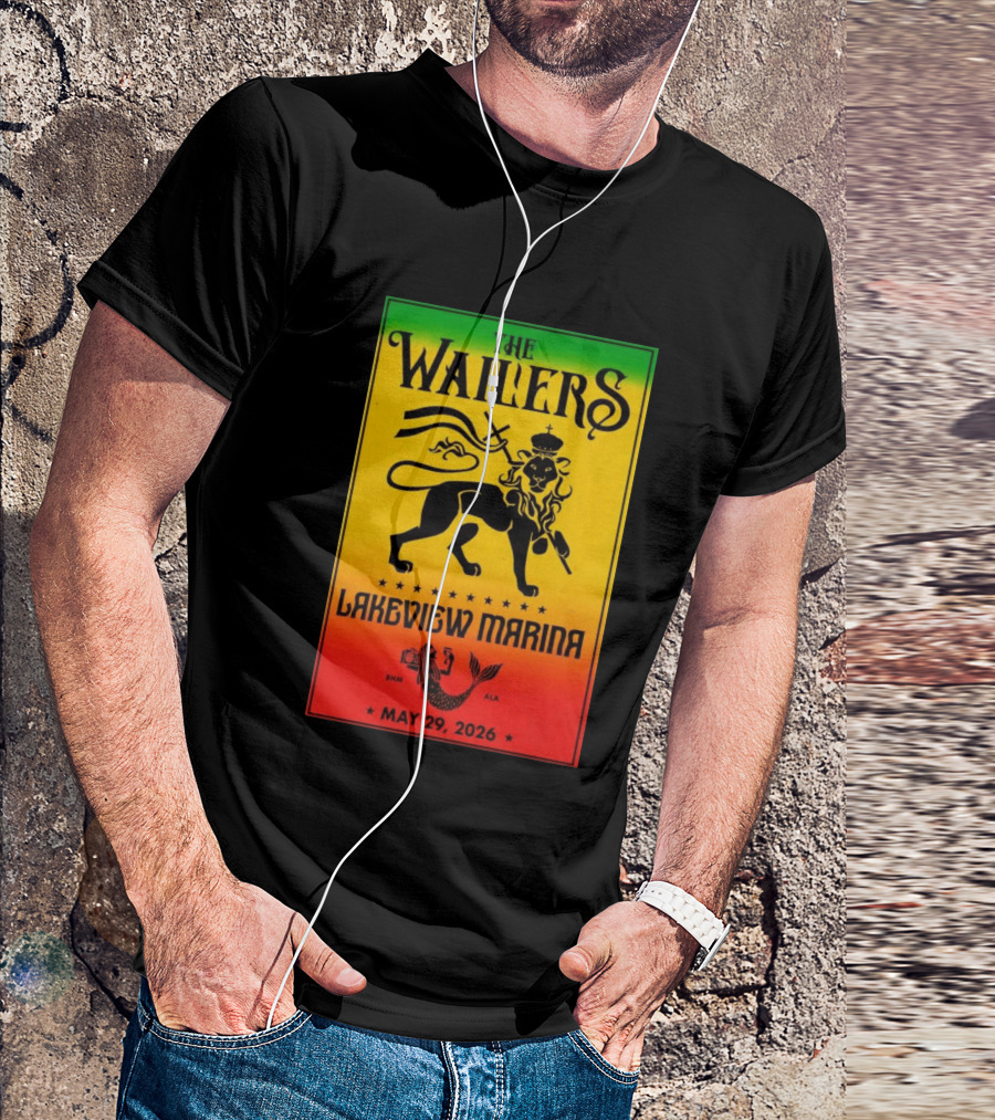 The Wailers Lakeview Marina Birmingham AL May 29 2026 Lion And Mermaid T-Shirt