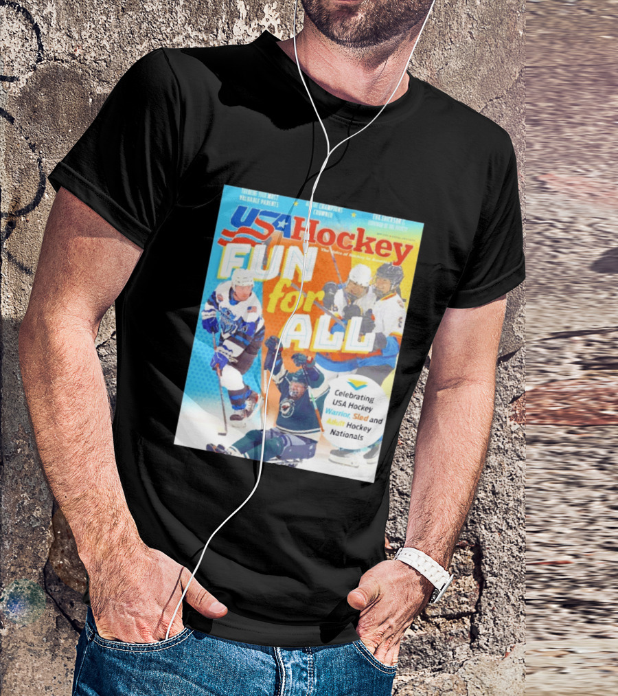 USA Hockey Fun For All Celebrating Warrior Sled And Adult Hockey Nationals T-Shirt