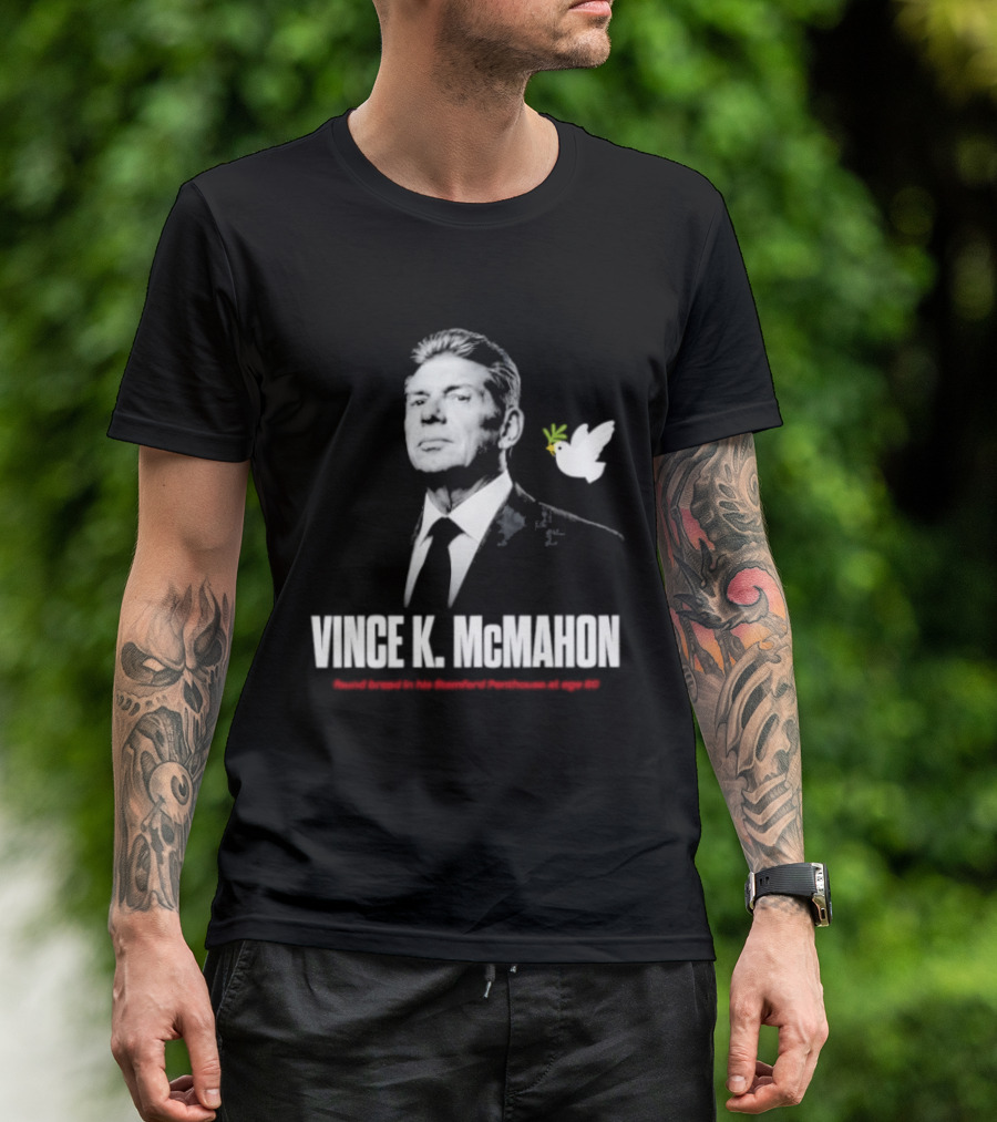 Vince K. McMahon Dove And Clover T-Shirt
