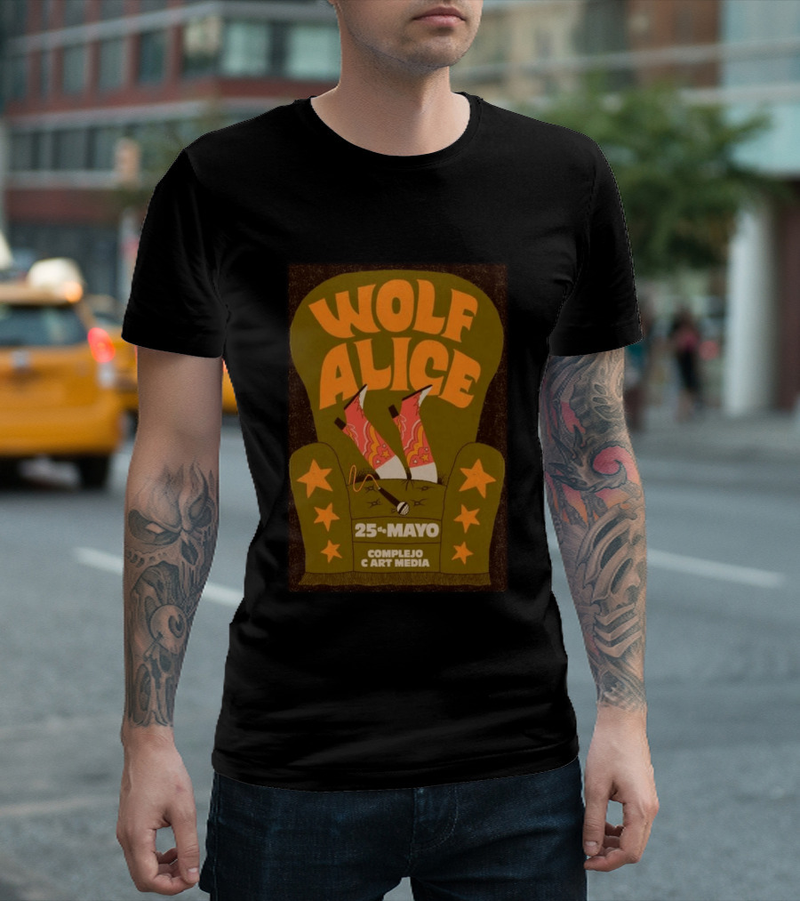Wolf Alice Complejo C Art Media 25 De Mayo 2026 T-Shirt
