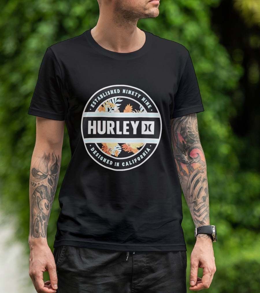 Hurley Established Ninety Nine Tropical California Collection T-Shirt