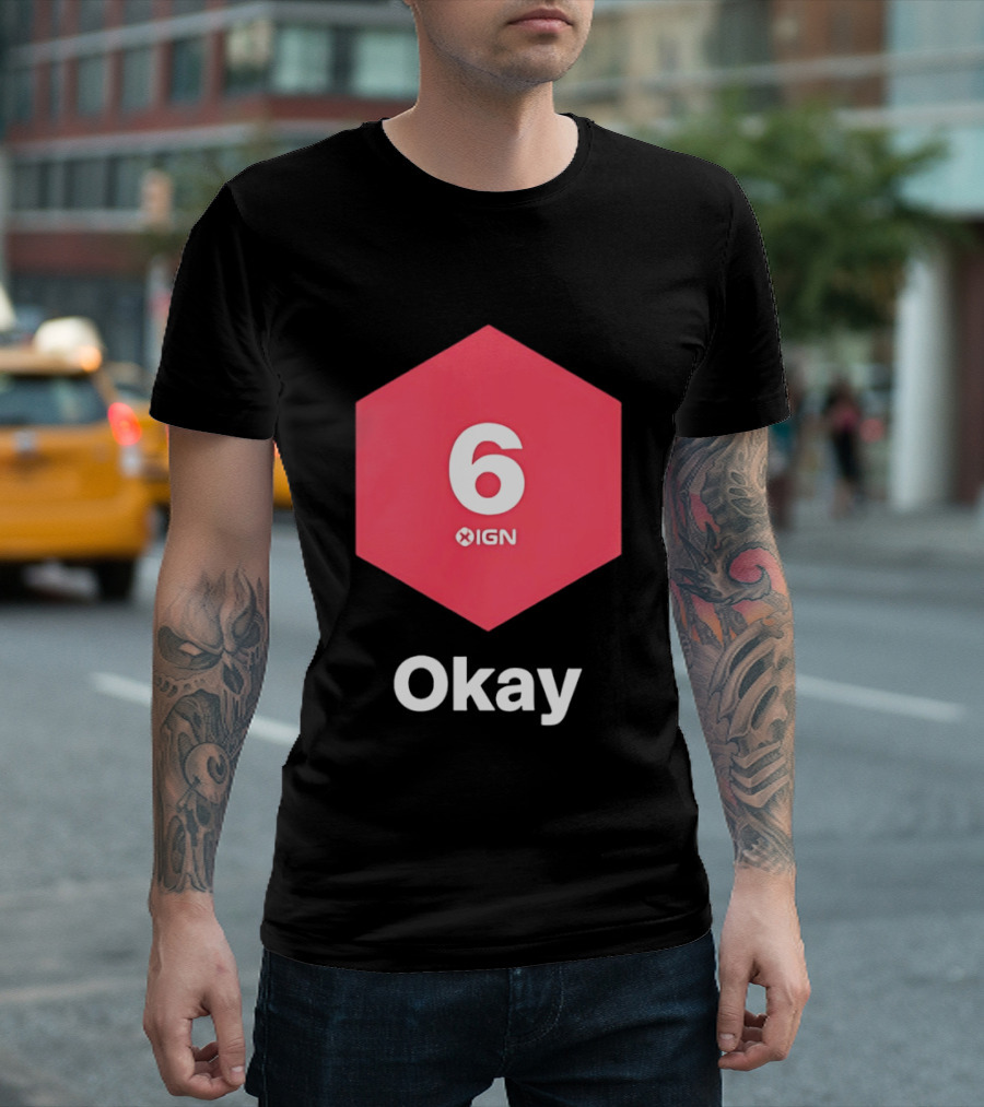 IGN Gaming Review Meme Culture 6 Okay Rating T-Shirt