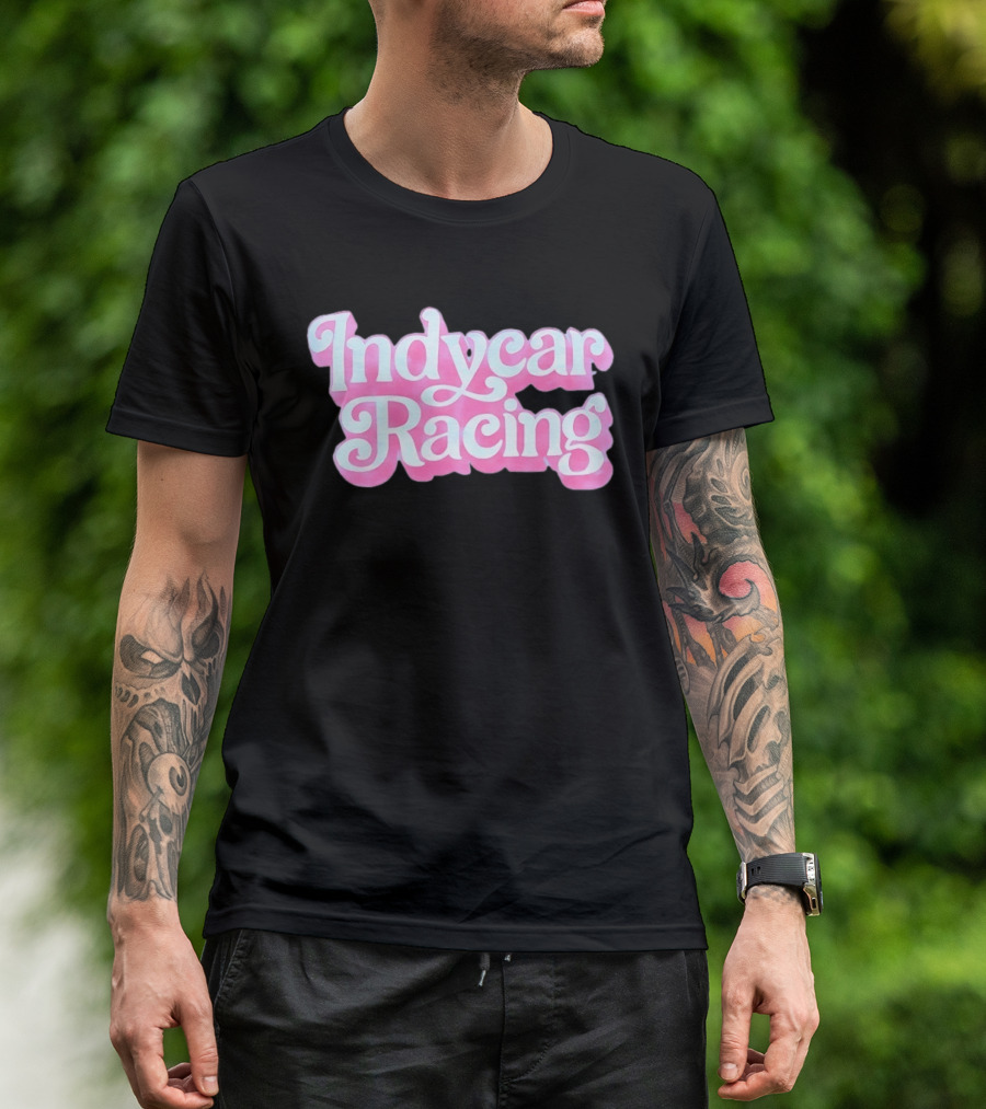 IndyCar Racing Barbie Pink T-Shirt