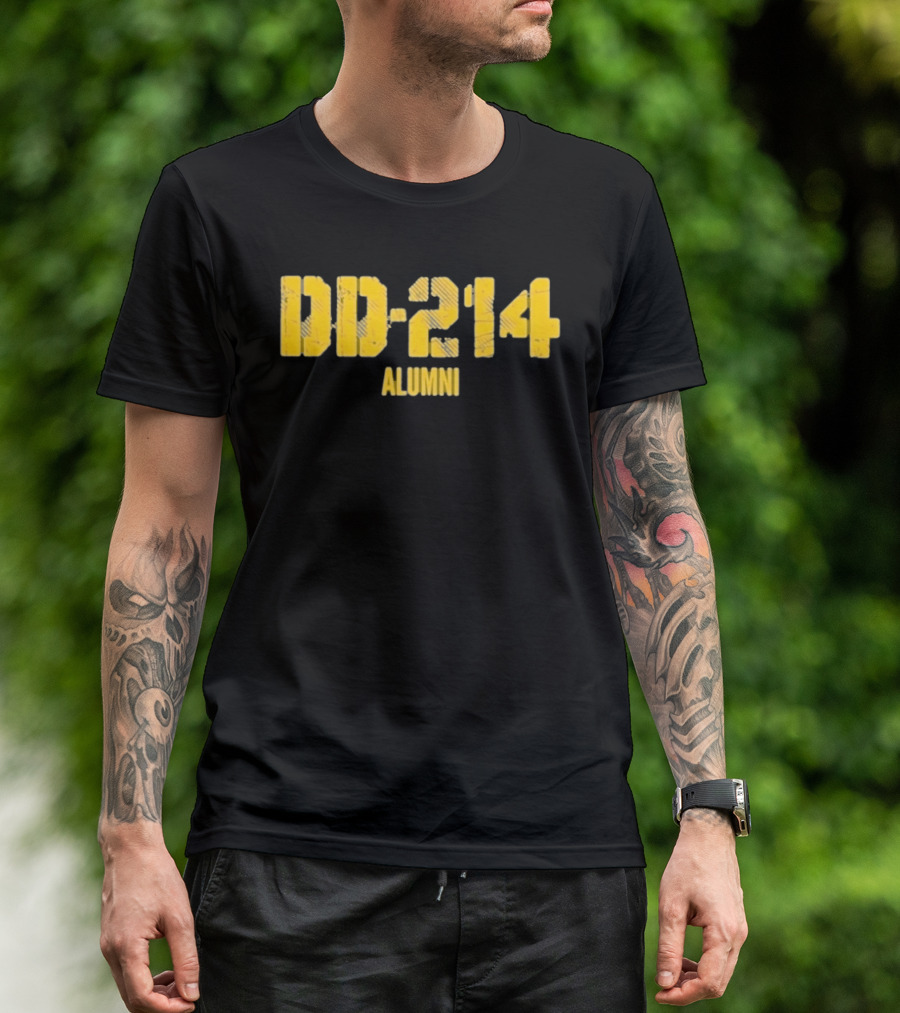 DD 214 Alumni US Military Veterans T-Shirt