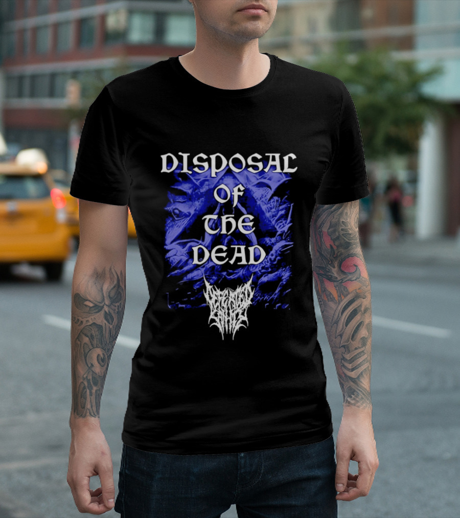 Extreme Death Metal Defecated Saints Disposal Of The Dead T-Shirt