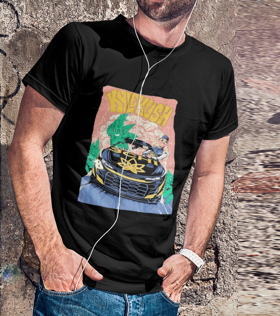 Kyle Kush NASCAR 8 3CHI Racing Car Cannabis T-Shirt