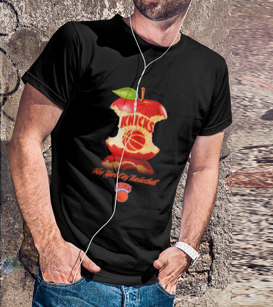 New York Knicks Big Apple Basketball NYC T-Shirt