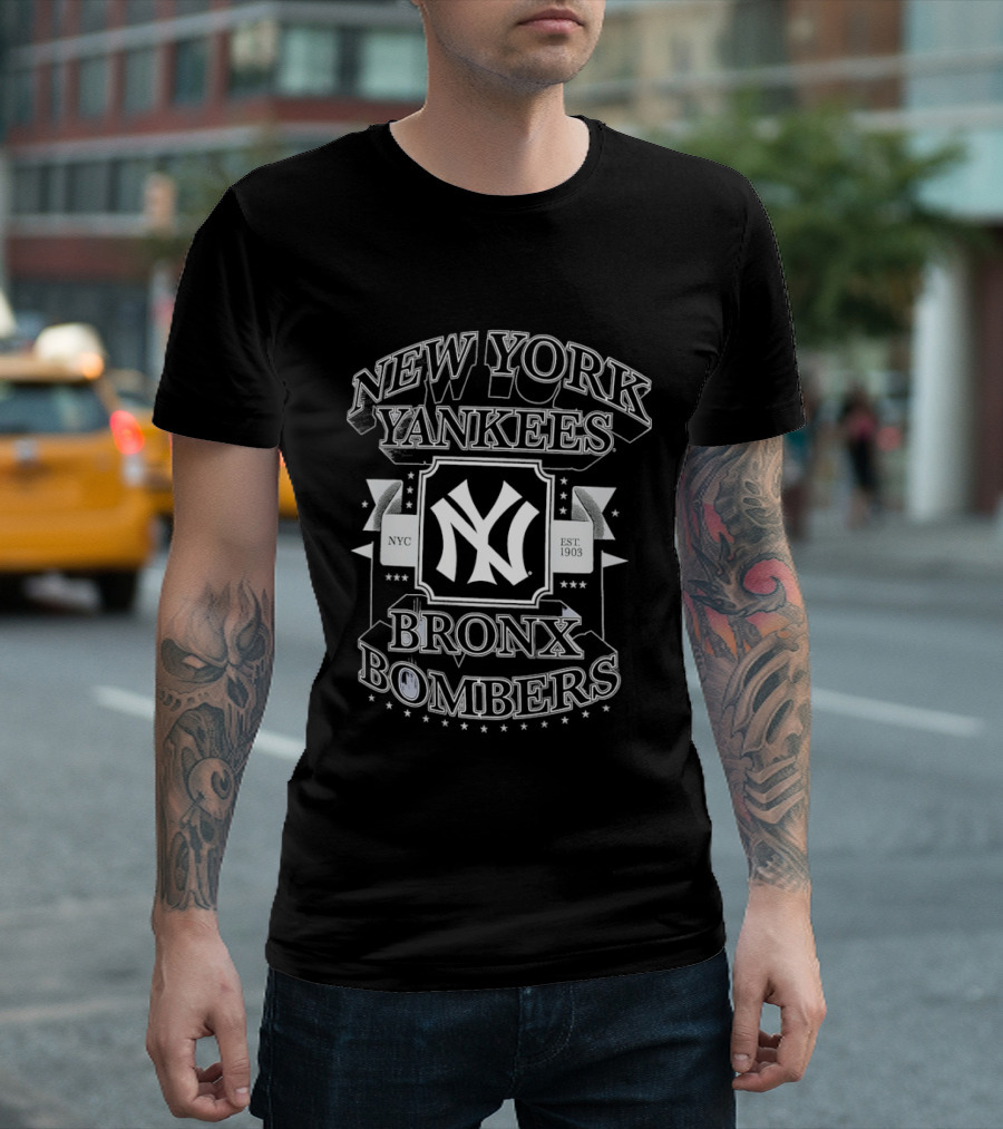 New York Yankees Bronx Bombers NYC Established 1903 Team Major League Baseball T-Shirt