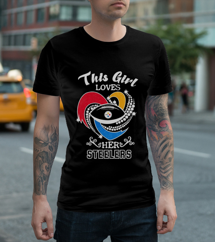This Girl Loves Her Steelers Football Passion T-Shirt