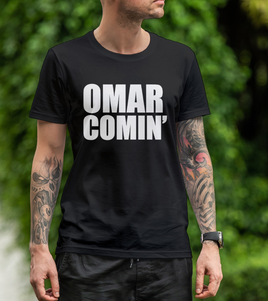 Omar Comin The Wire HBO Baltimore David Simon Michael K Williams USA T-Shirt