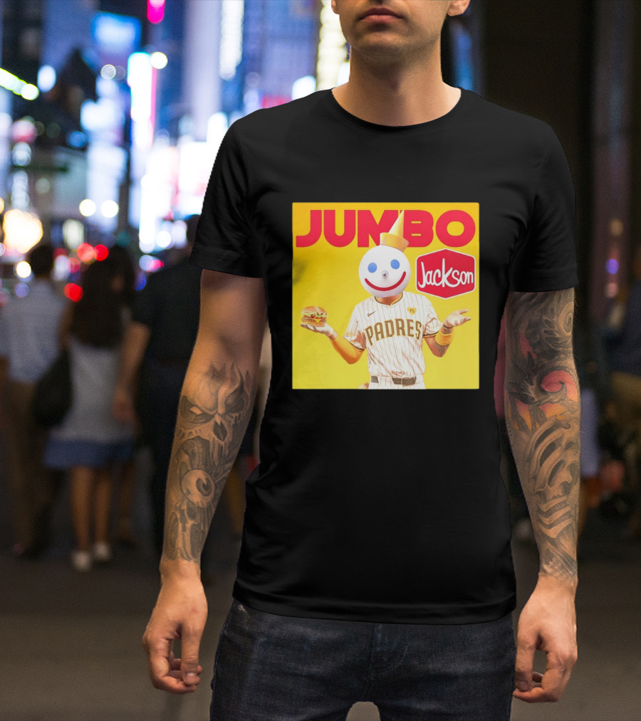 San Diego Padres MLB Jumbo Jack Jackson Collaboration T-Shirt