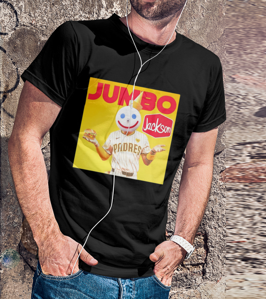 San Diego Padres MLB Jumbo Jack Jackson Collaboration T-Shirt