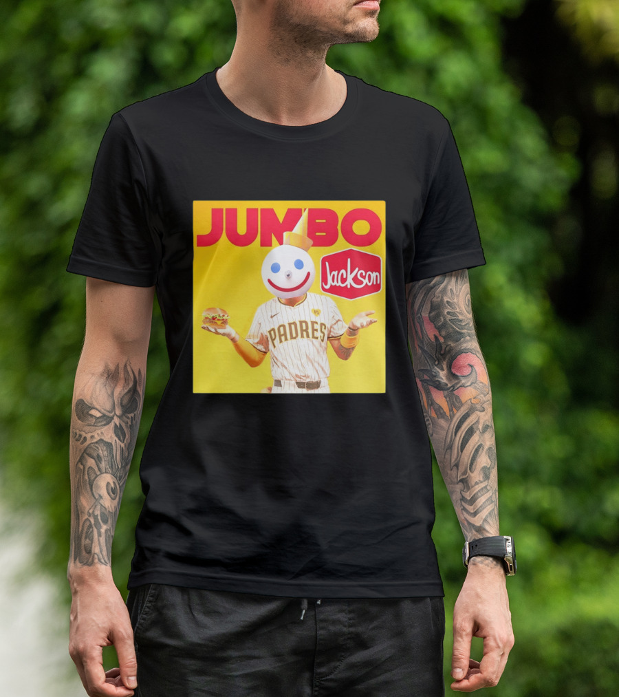 San Diego Padres MLB Jumbo Jack Jackson Collaboration T-Shirt