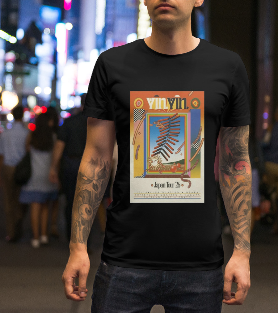 YinYin Japan Tour 2026 Club Quattro Osaka Nagoya Tokyo T-Shirt