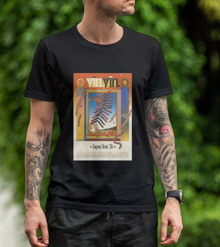 YinYin Japan Tour 2026 Club Quattro Osaka Nagoya Tokyo T-Shirt