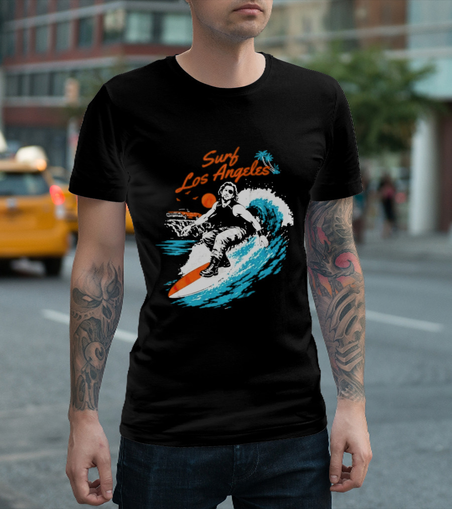 Surf Los Angeles Snake Plissken Escape From New York T-Shirt