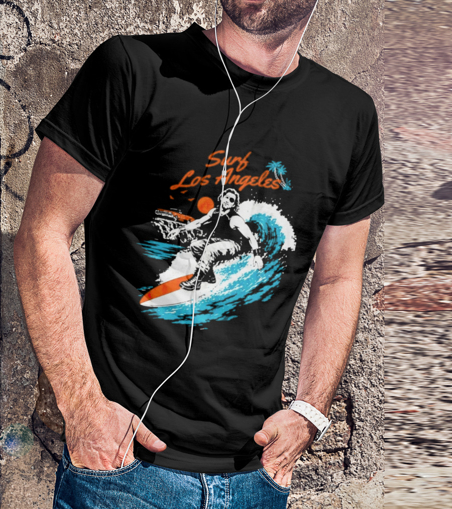 Surf Los Angeles Snake Plissken Escape From New York T-Shirt