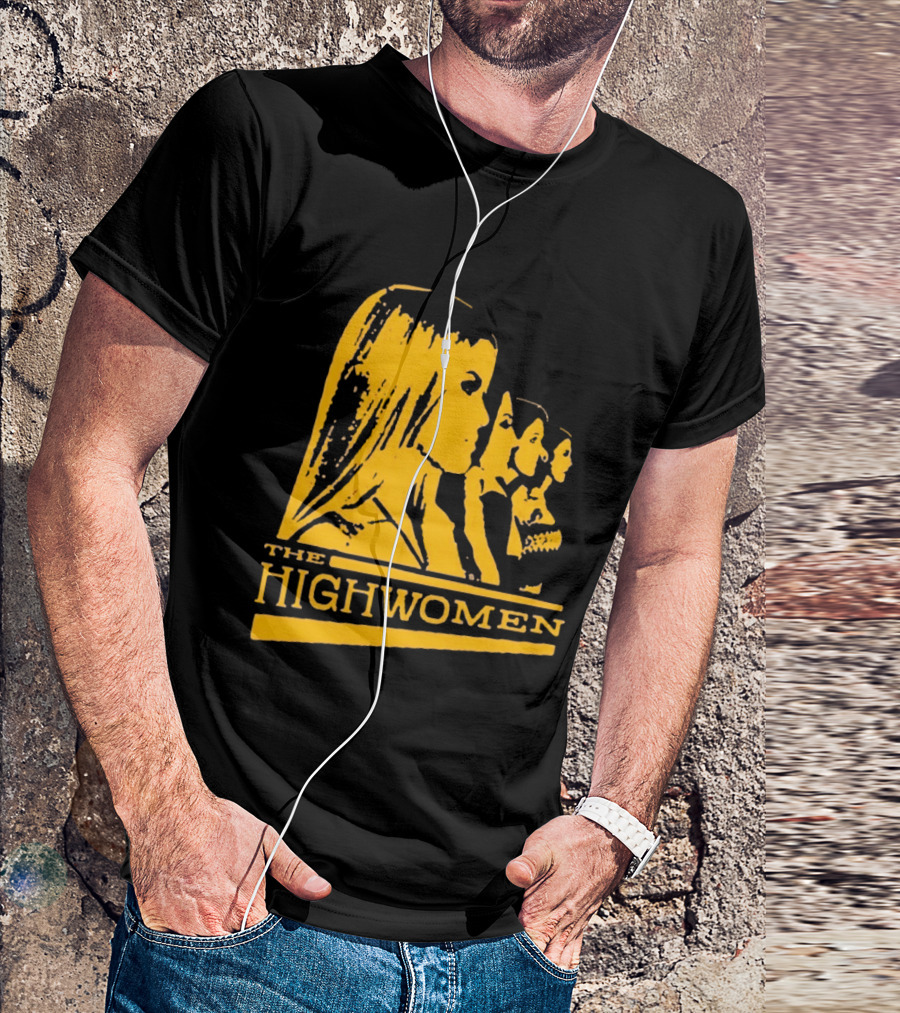 The Highwomen 2026 Group Profile Logo In Bold Yellow T-Shirt