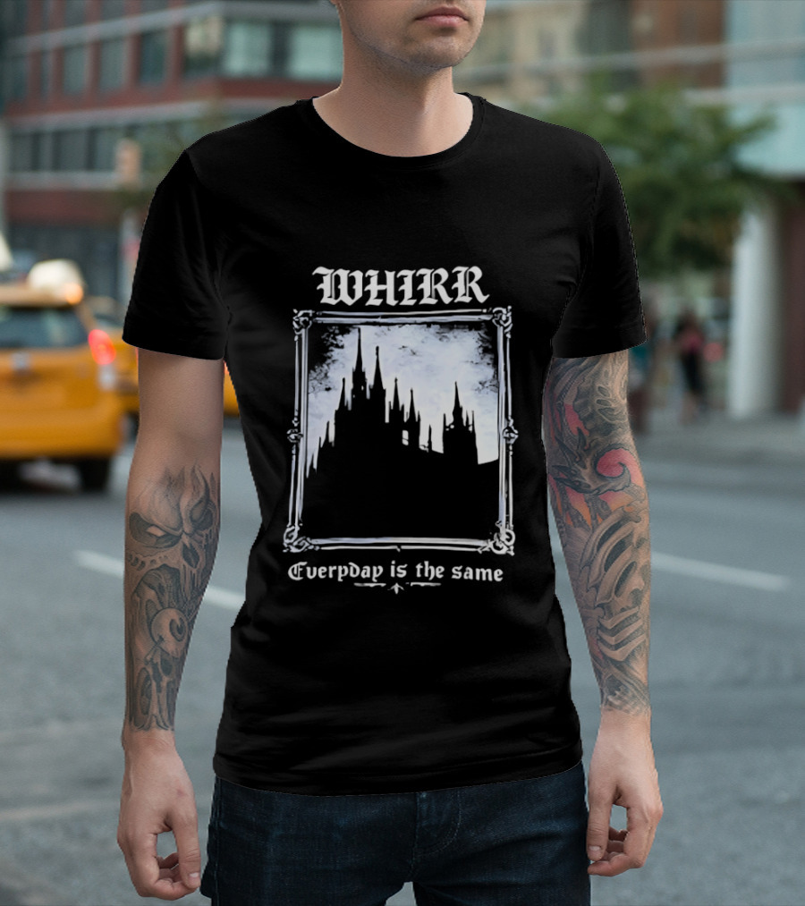 WHIRR Everyday Is The Same Gothic Castle Scene T-Shirt