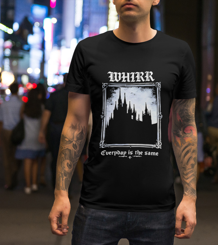 WHIRR Everyday Is The Same Gothic Castle Scene T-Shirt