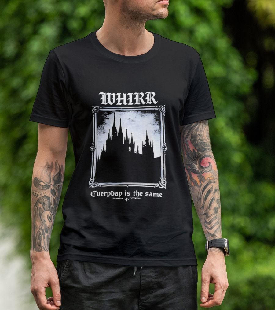WHIRR Everyday Is The Same Gothic Castle Scene T-Shirt