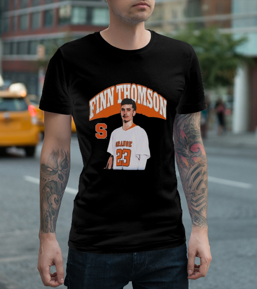 Syracuse Orange Lacrosse Finn Thomson Number 23 T-Shirt