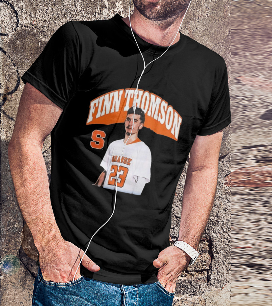 Syracuse Orange Lacrosse Finn Thomson Number 23 T-Shirt