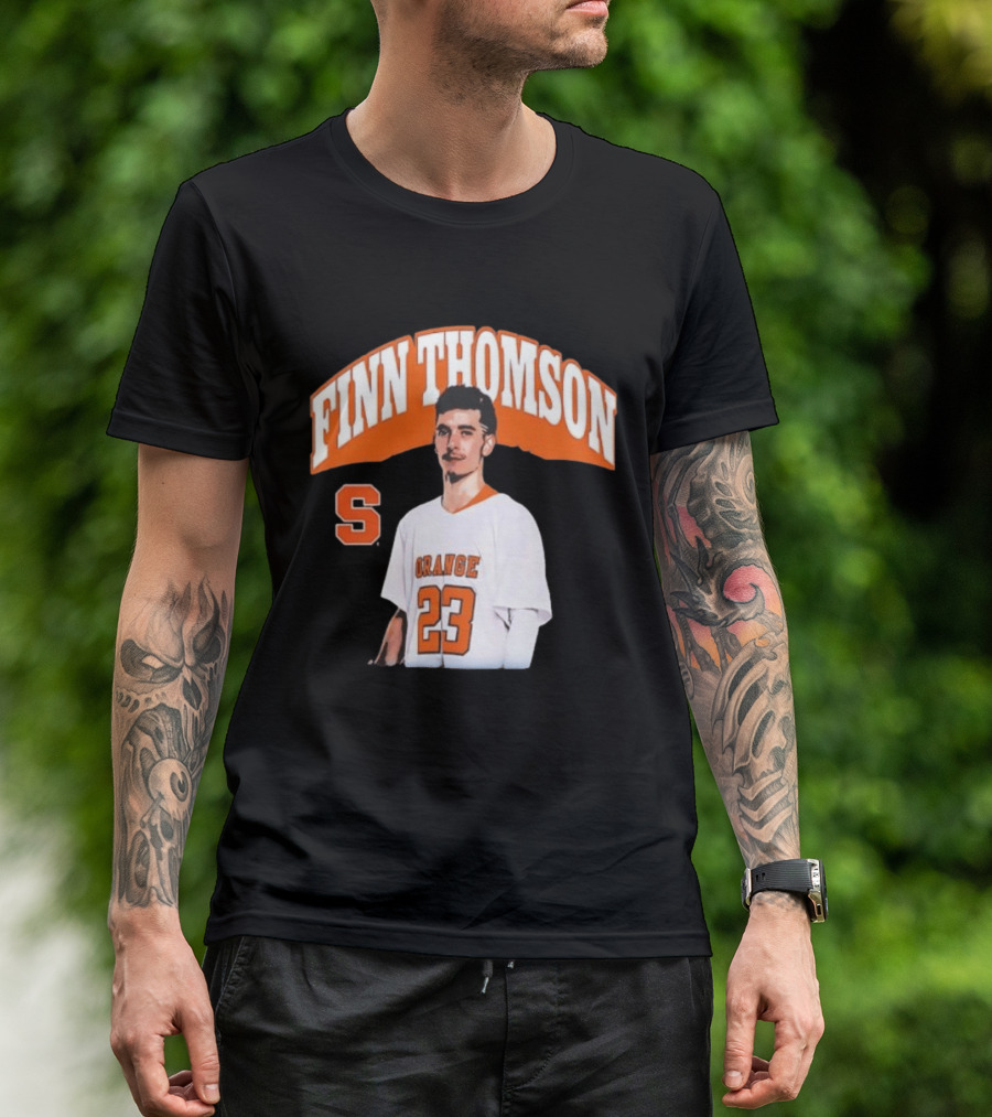 Syracuse Orange Lacrosse Finn Thomson Number 23 T-Shirt