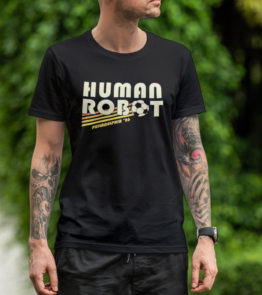 Human Robot Philadelphia 26 Soccer T-Shirt