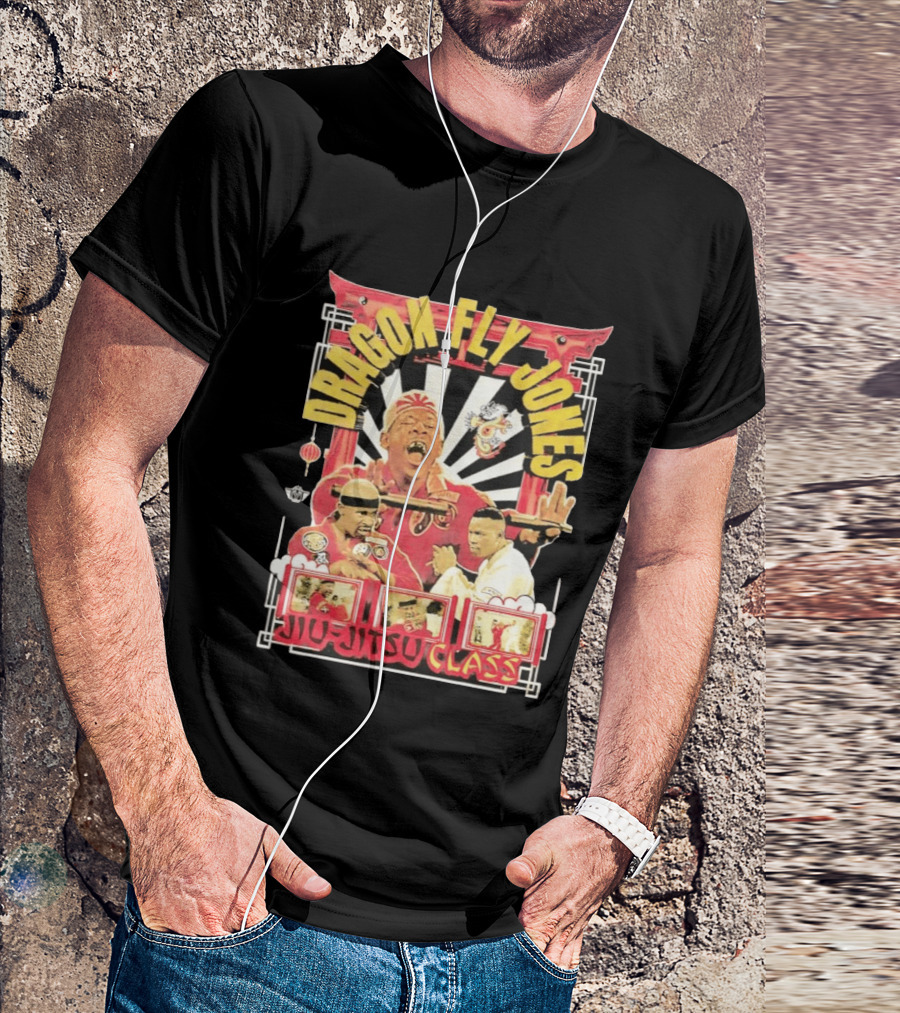Dragon Fly Jones Jiu Jitsu Class Martial Arts Comedy 90s T-Shirt