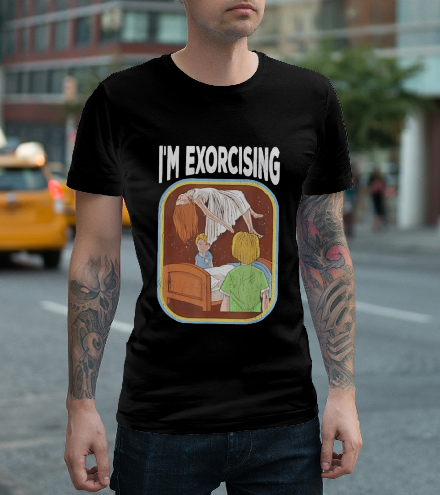 I'm Exorcising NJ Horror Paranormal Child Scene T-Shirt